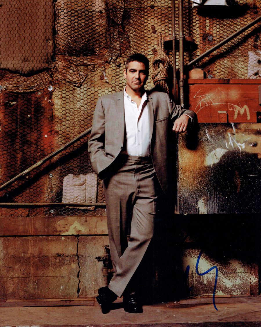 Filmography Photograph Display Signed by George Clooney - Memorabilia Framers Shop